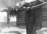 Too much snow for Bluff - Possibly taken near the Blue Mountains. Can you identify the man/location? Charles Goodman Photo  